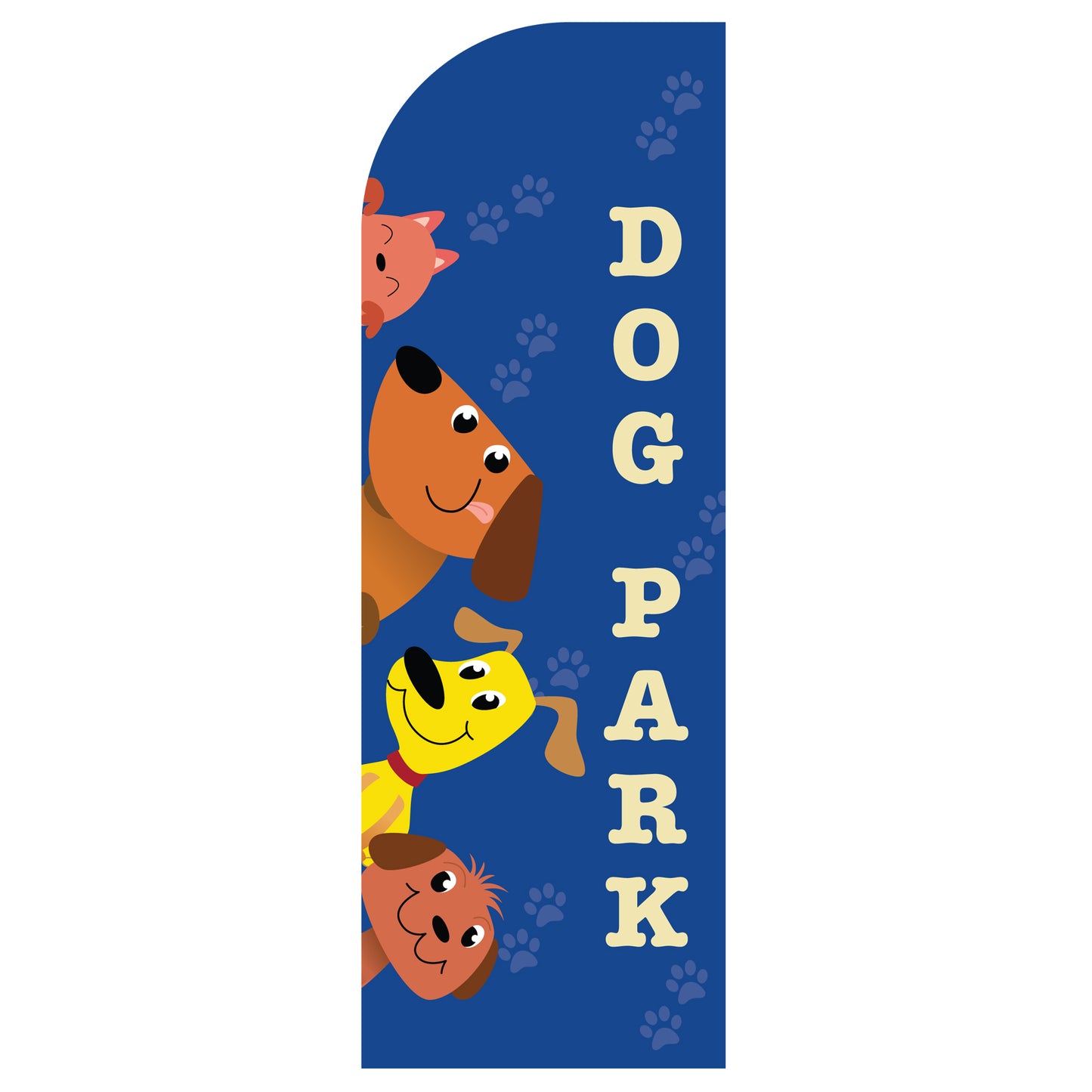 Dog Park Flags - Blue