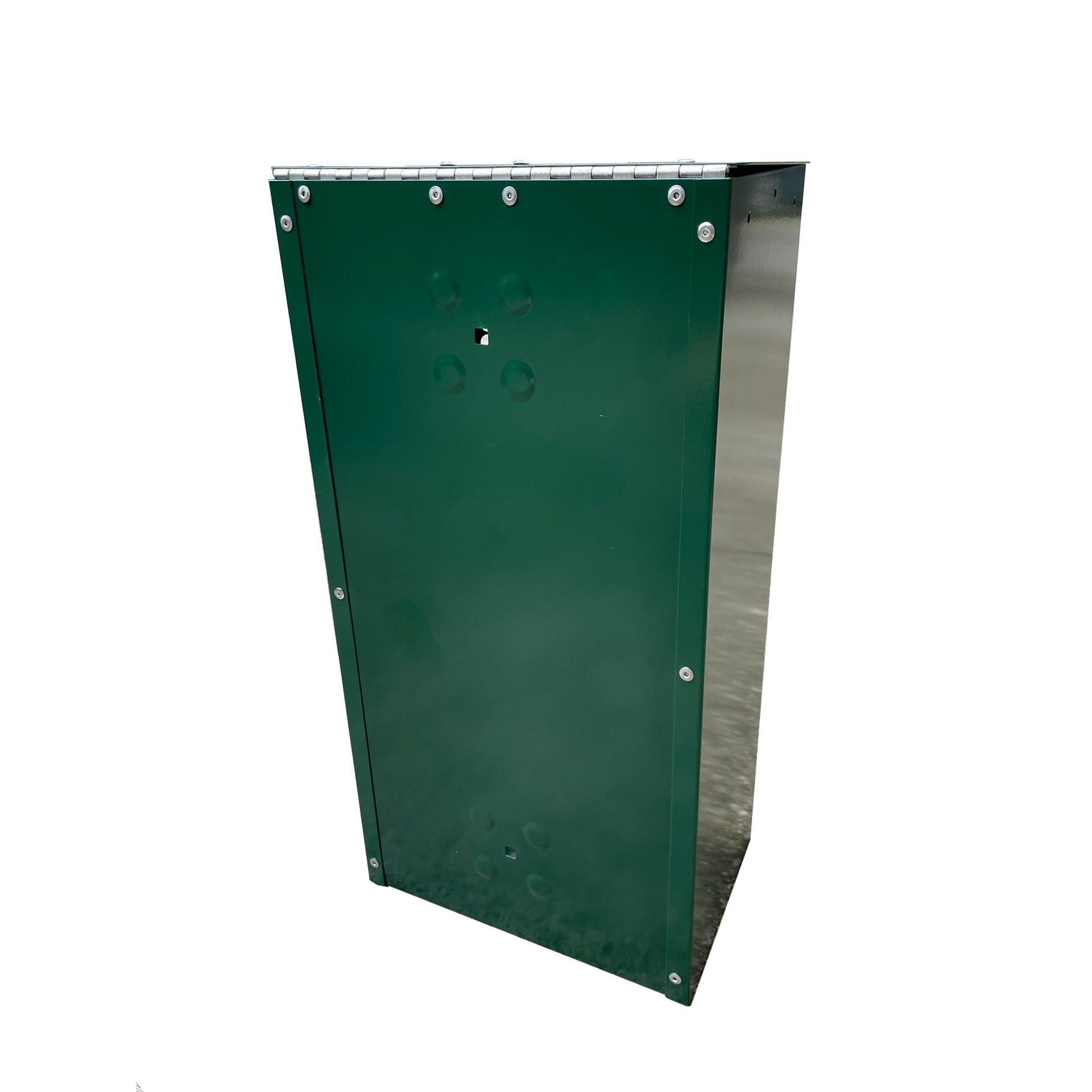 10 Gallon Pet Waste Steel Trash Receptacle with Lid - Hercules Inc. Shop