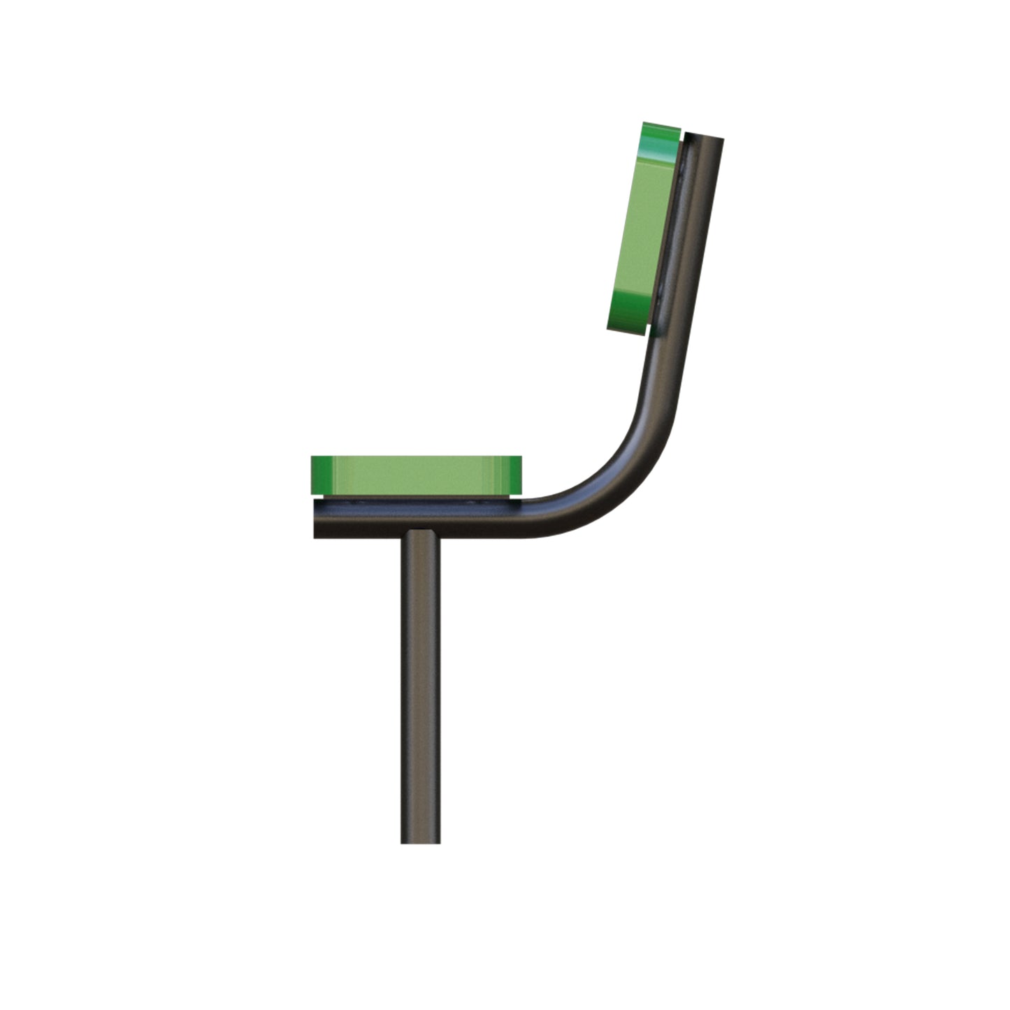 6" Bench with Back