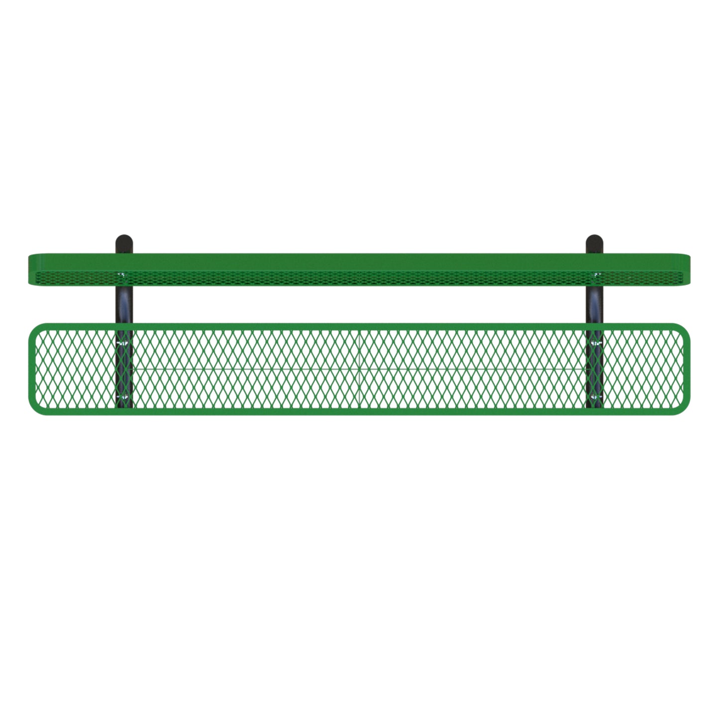 6" Bench with Back