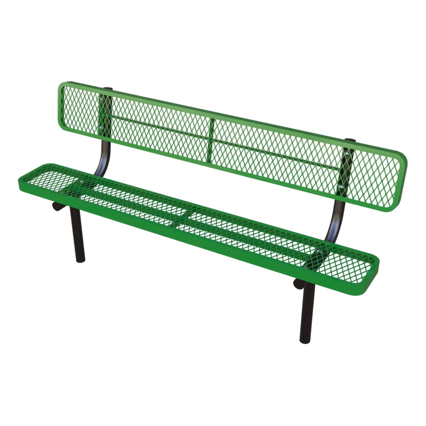 6" Bench with Back