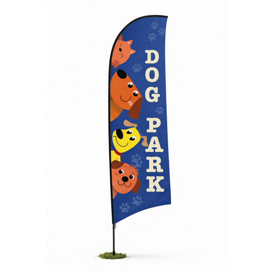 Dog Park Flags - Blue