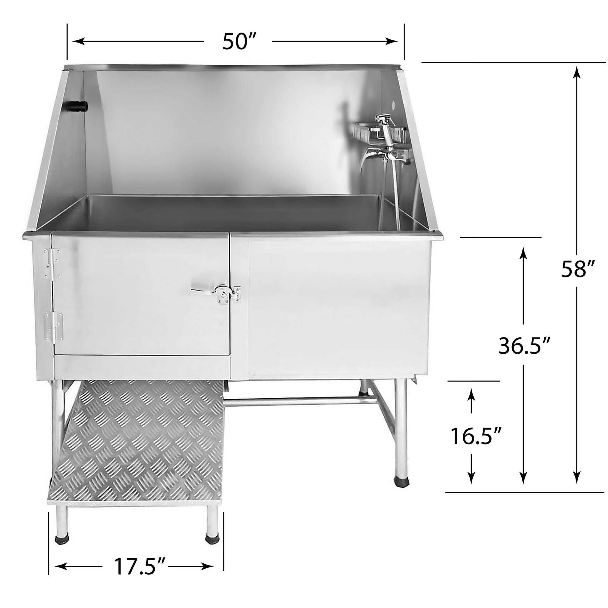 50" Professional Dog Wash - Hercules Inc. Shop