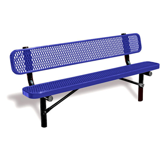 Park Bench with Back Rest - Hercules Inc. Shop