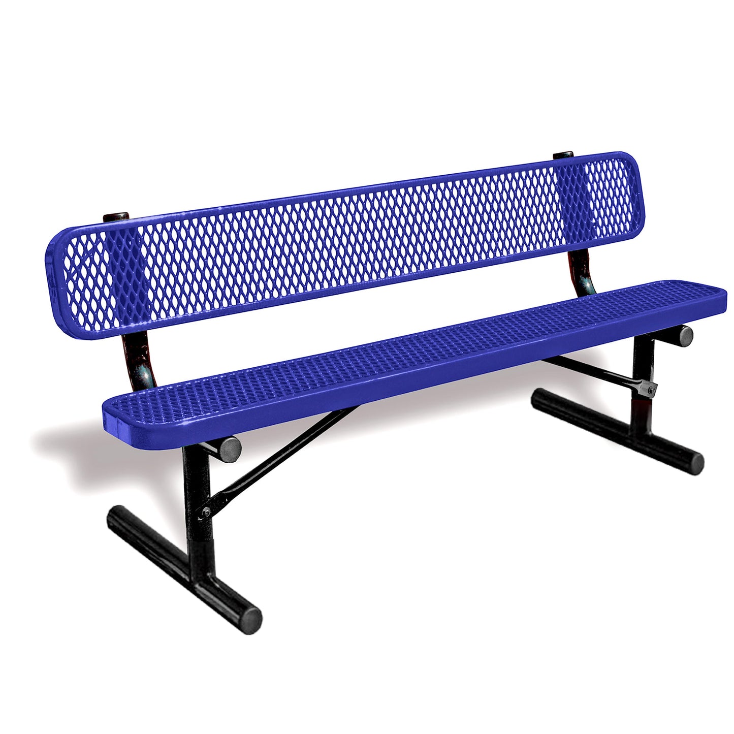 Park Bench with Back Rest - Hercules Inc. Shop